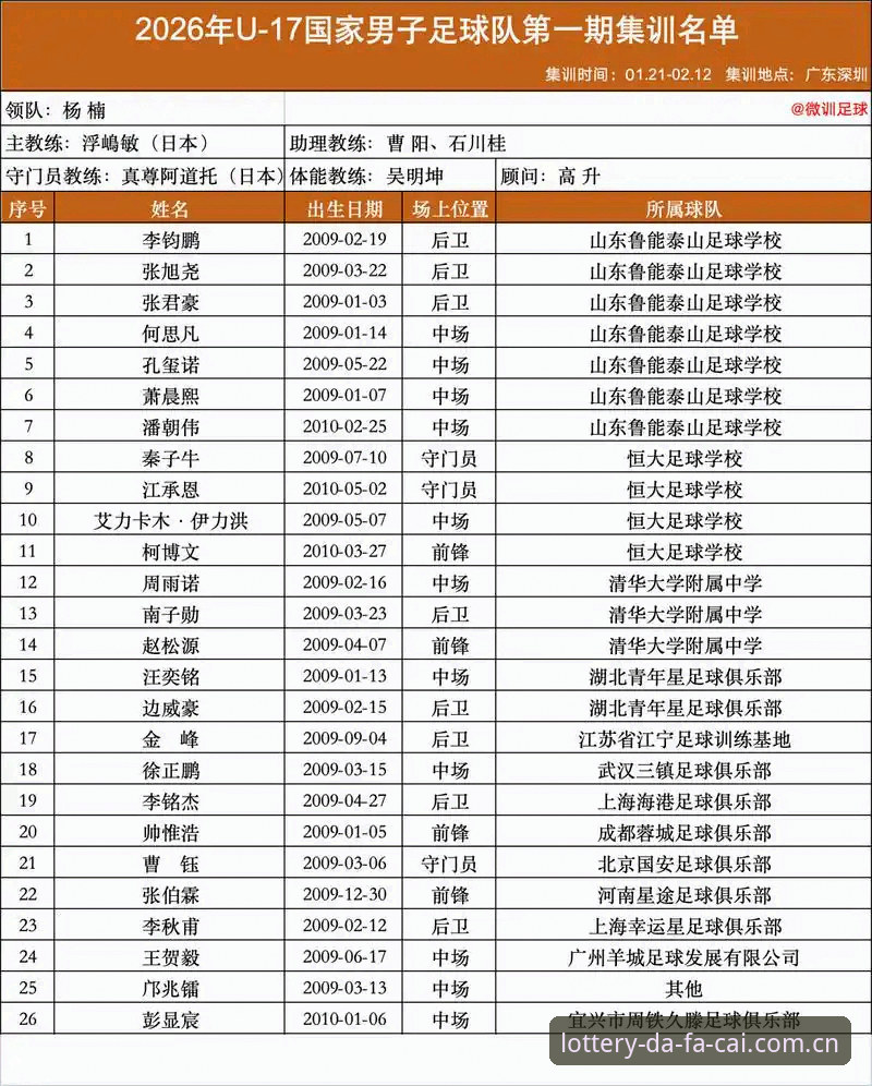 最新大发彩票投注网站 中国U17国家队分组揭晓,大发彩票官网观赛攻略与使用教程
